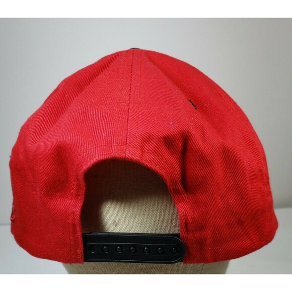 Disney Parks Baseball Cap Hat Mickey Mouse Red Black 1928 Snapback flat bill - Picture 3 of 6